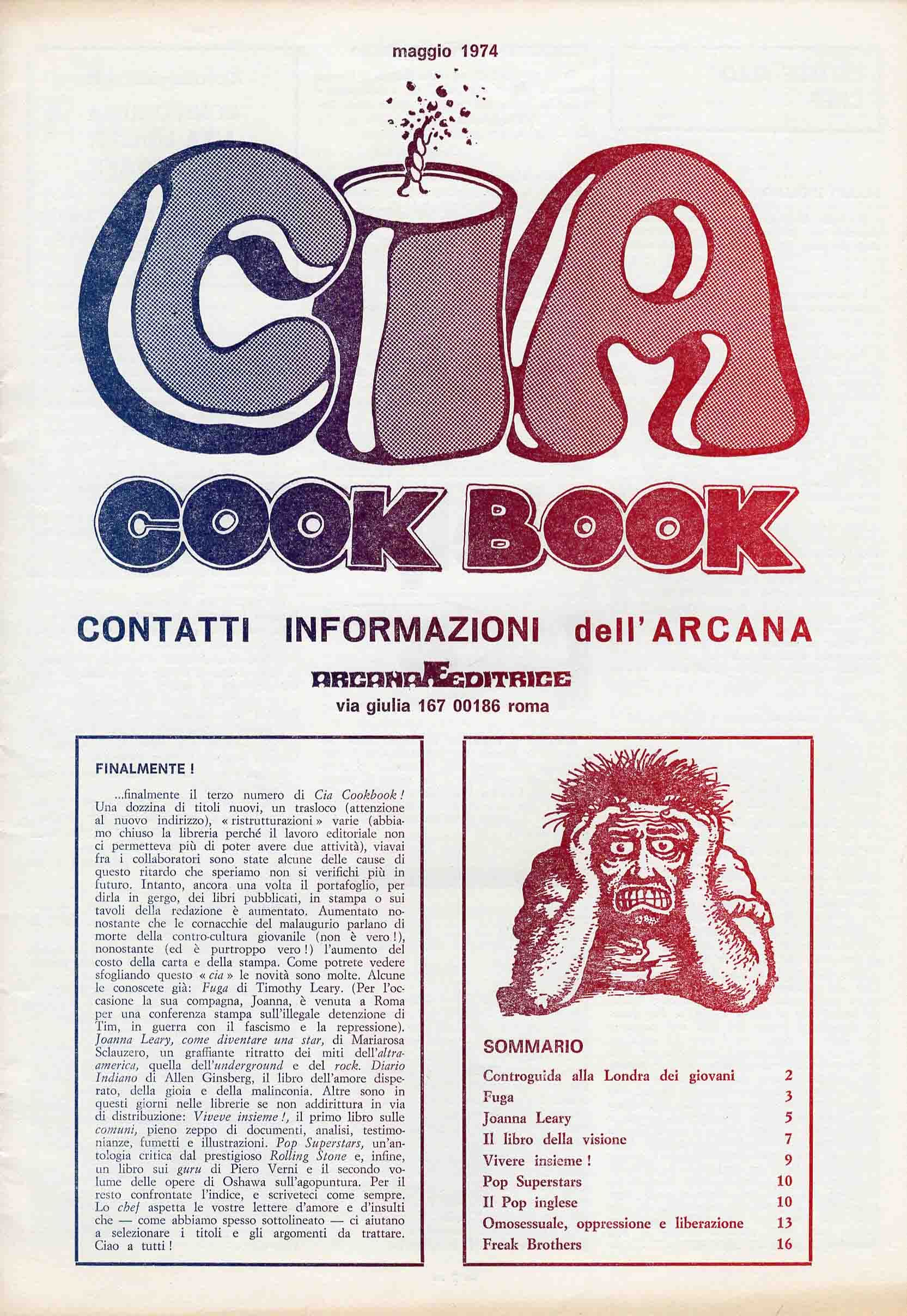 CIA Cookbook. Contatti Informazioni dell